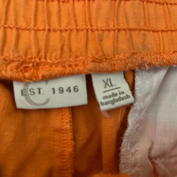 EST. 1946 XL linen shorts orange - Picture 3 of 3